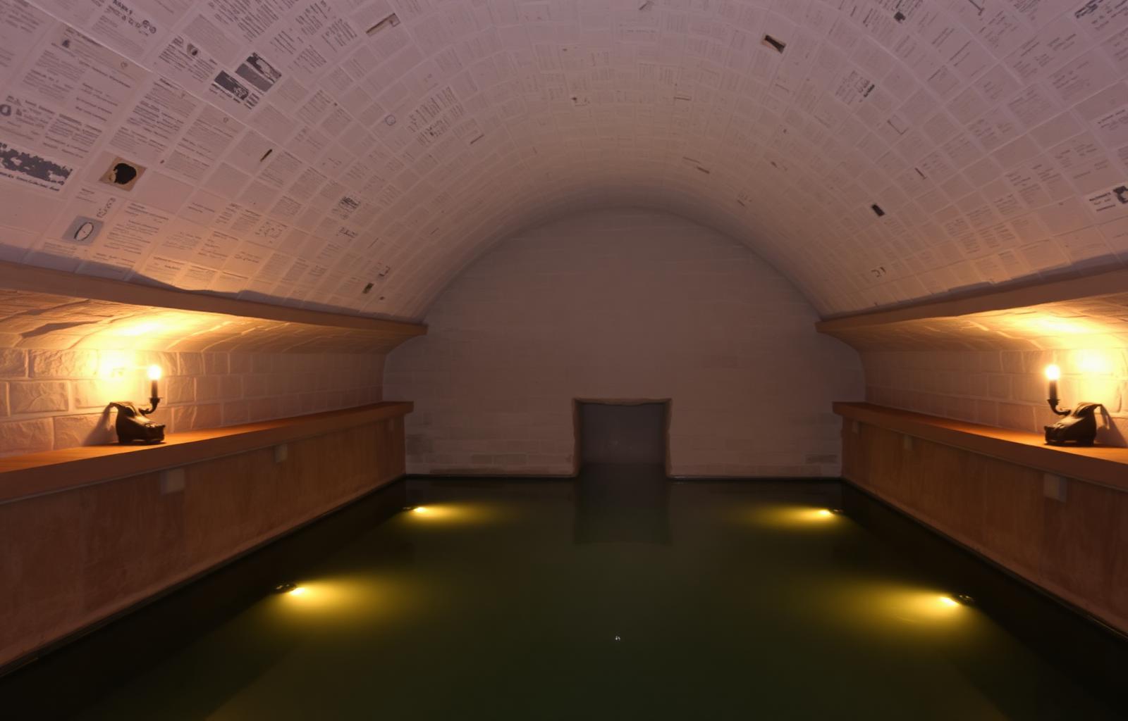 Interior de balneario